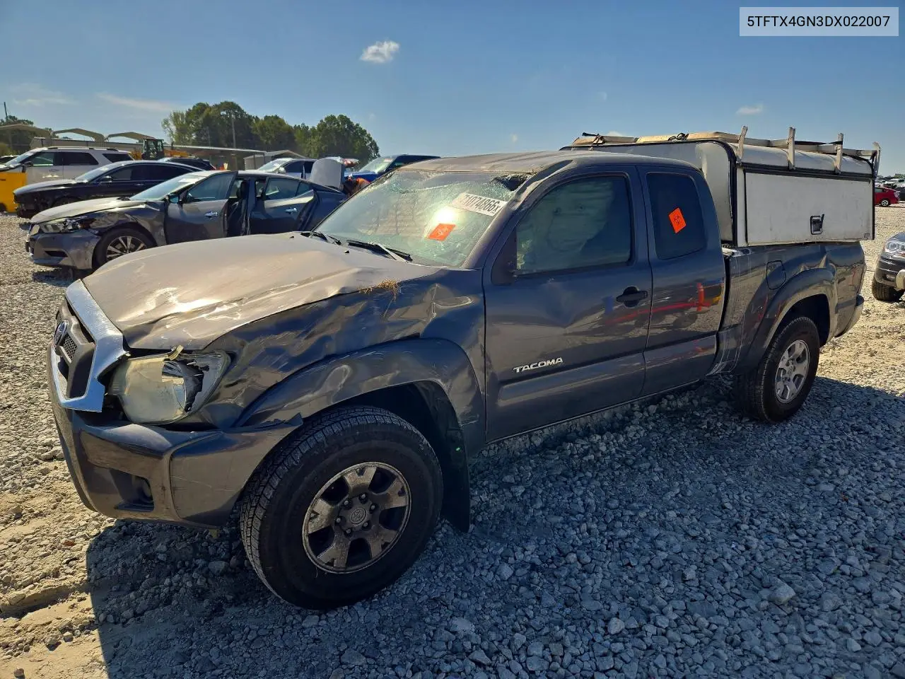 TOYOTA TACOMA 2013, VIN 5TFTX4GN3DX022007