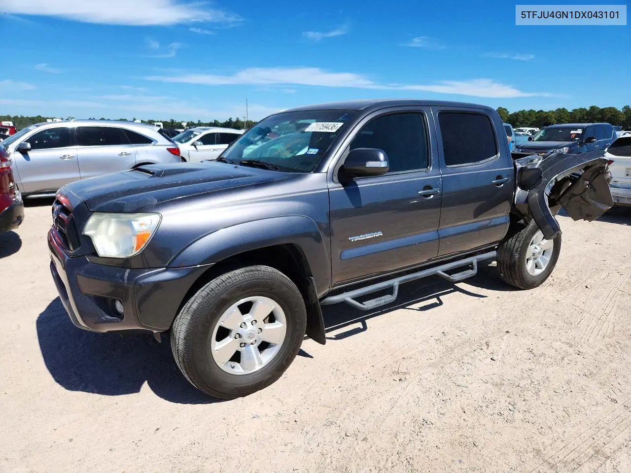 TOYOTA TACOMA 2013, VIN 5TFJU4GN1DX043101