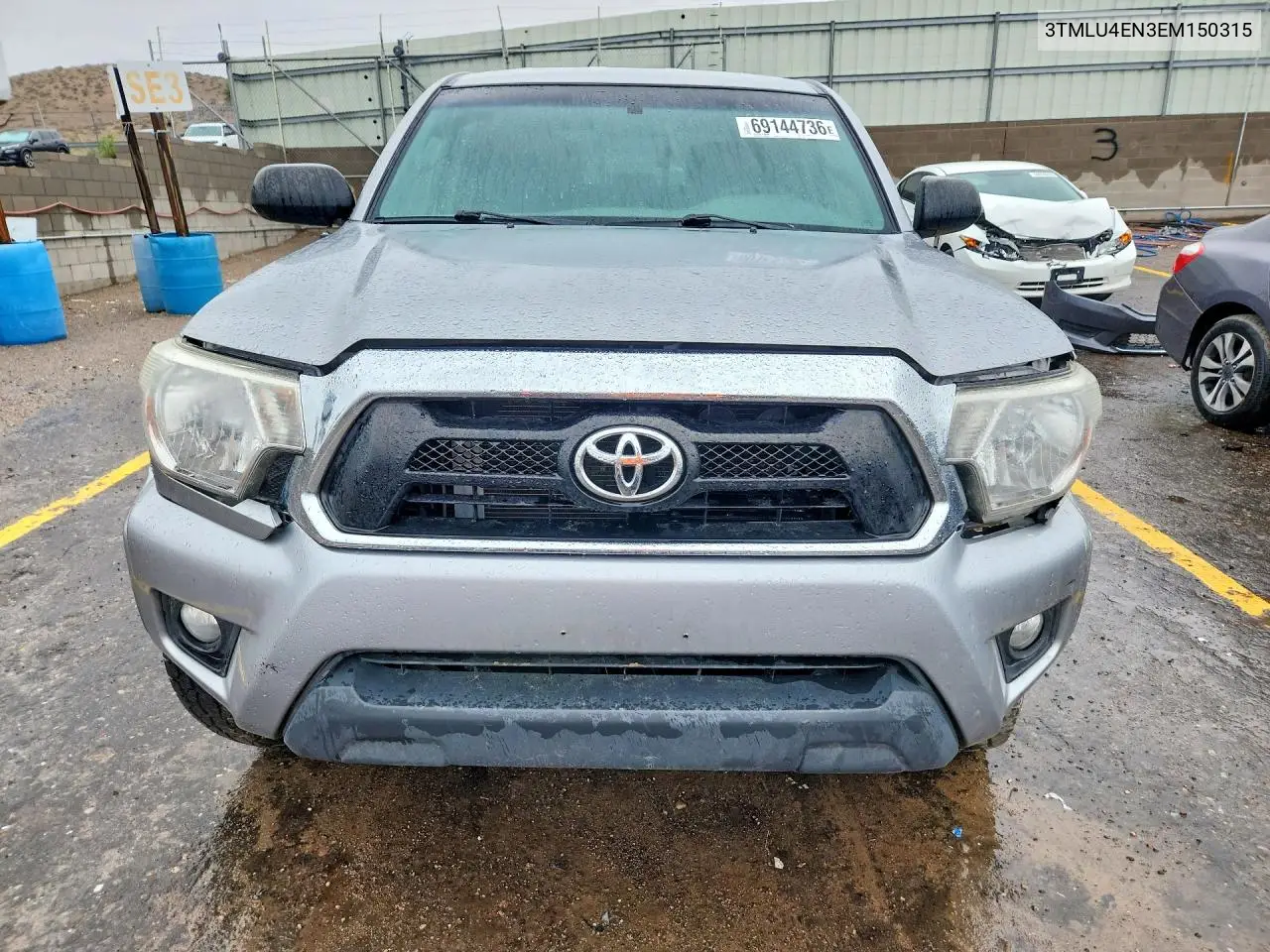 2014 TOYOTA TACOMA VIN 3TMLU4EN3EM150315 — фото 5
