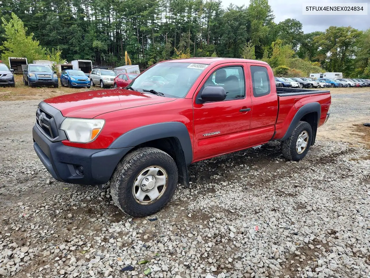 TOYOTA TACOMA 2014, VIN 5TFUX4EN3EX024834