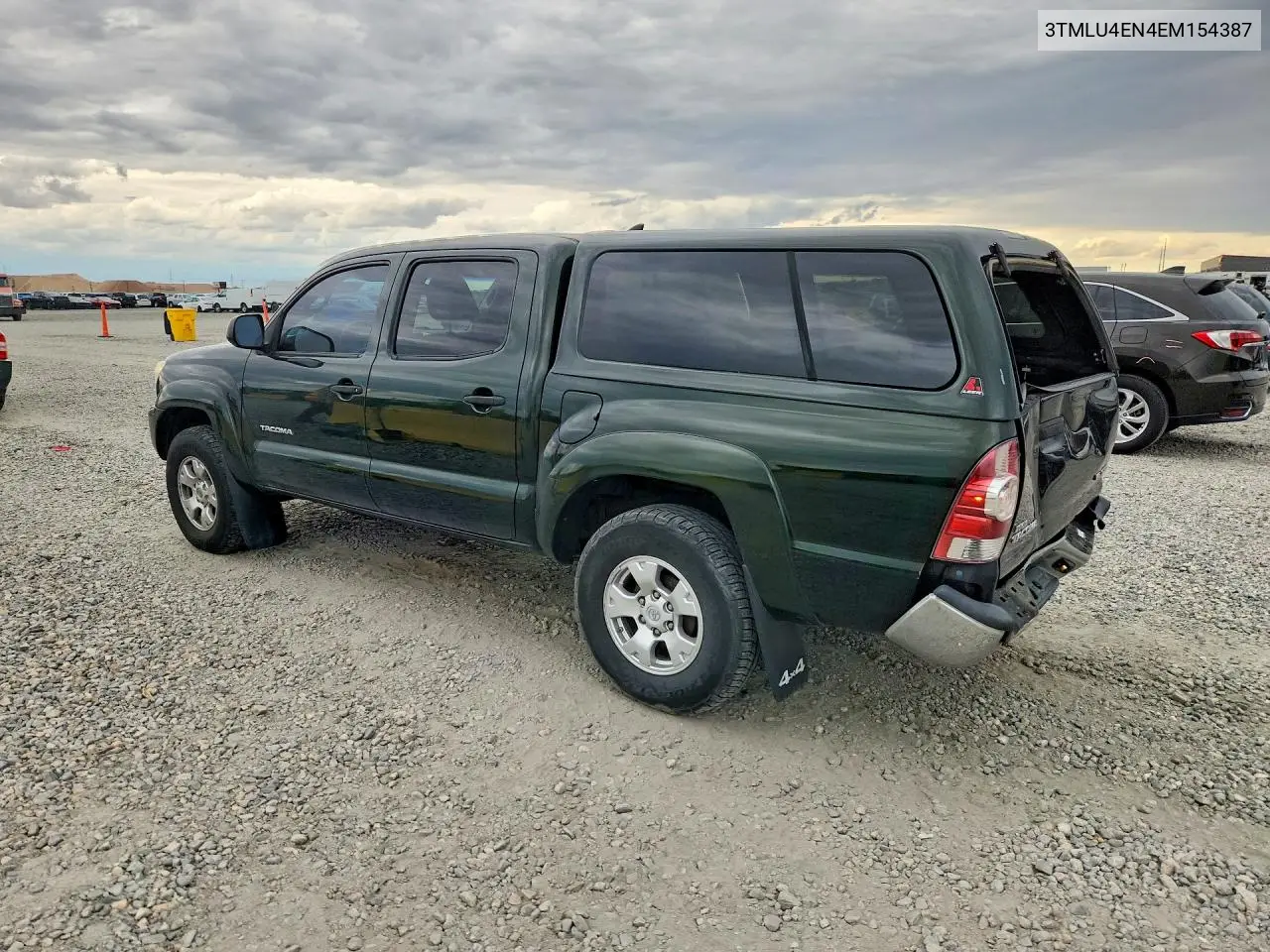 2014 TOYOTA TACOMA VIN 3TMLU4EN4EM154387 — фото 2