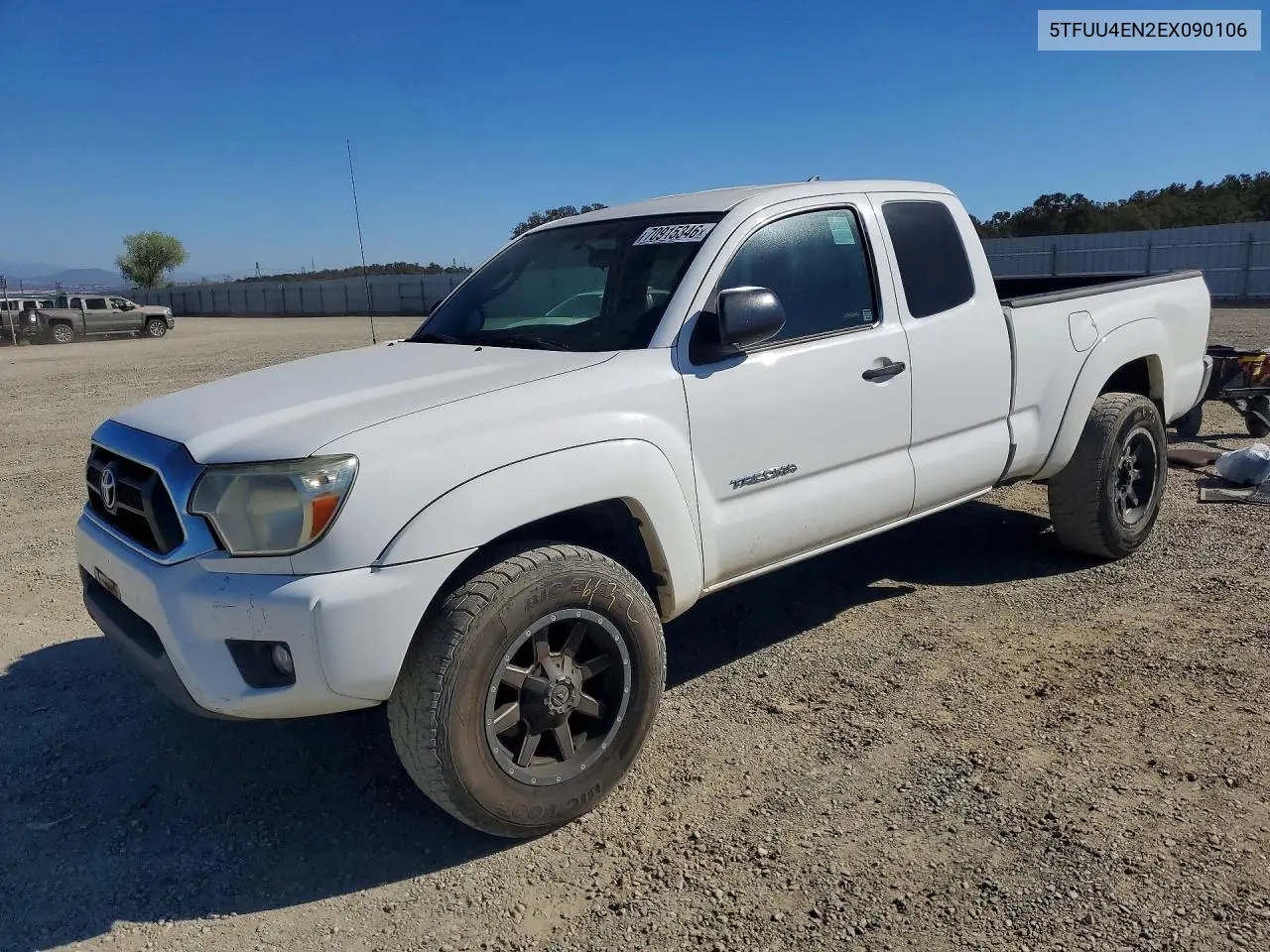 TOYOTA TACOMA 2014, VIN 5TFUU4EN2EX090106