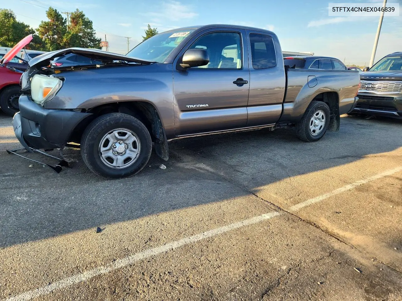 TOYOTA TACOMA 2014, VIN 5TFTX4CN4EX046839