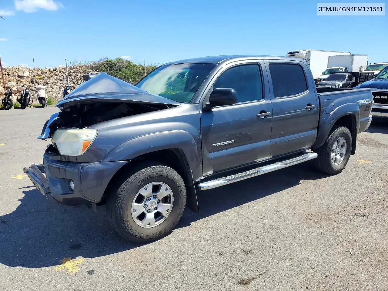 TOYOTA TACOMA 2014, VIN 3TMJU4GN4EM171551