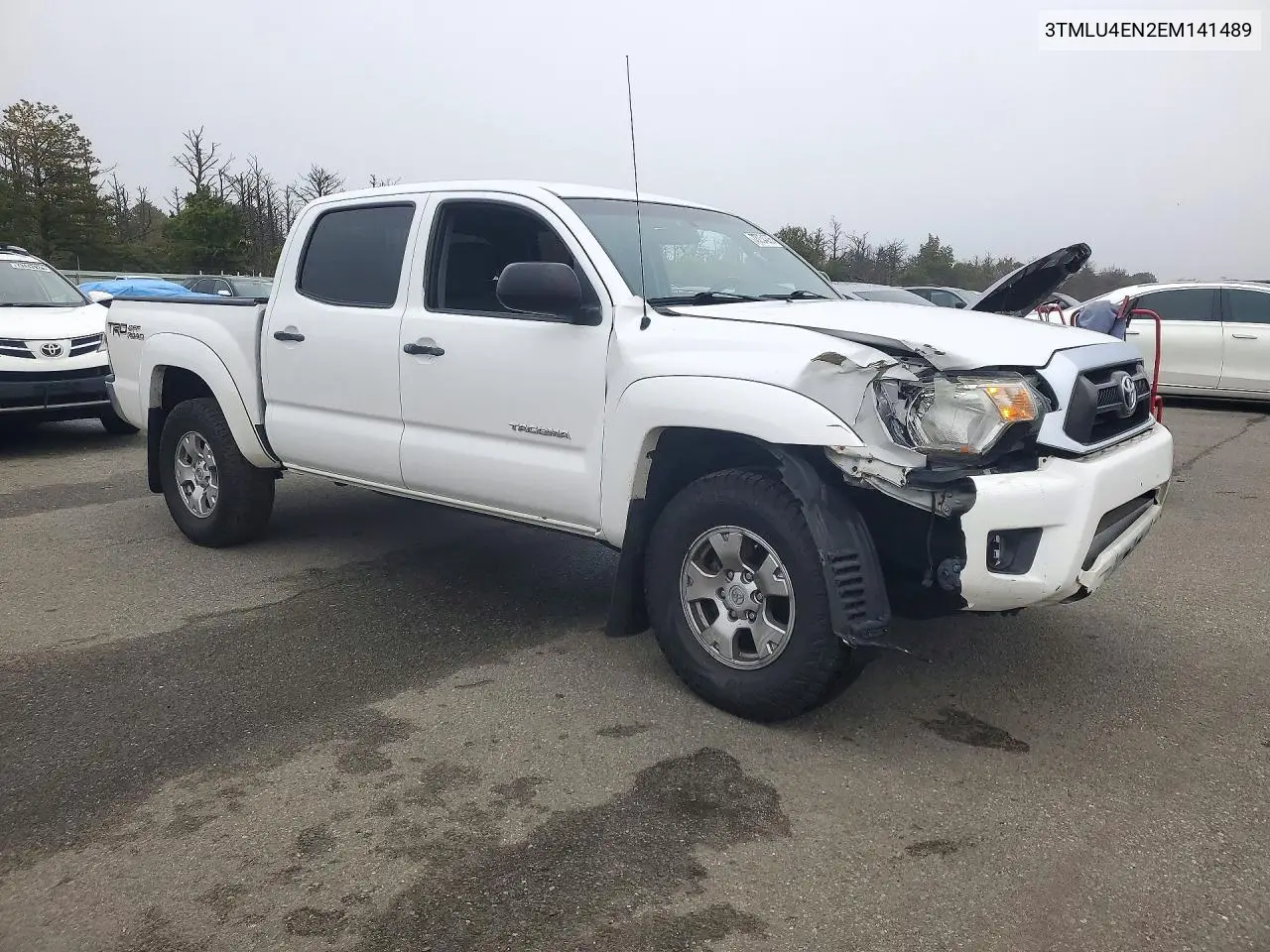 2014 TOYOTA TACOMA VIN 3TMLU4EN2EM141489 — фото 4