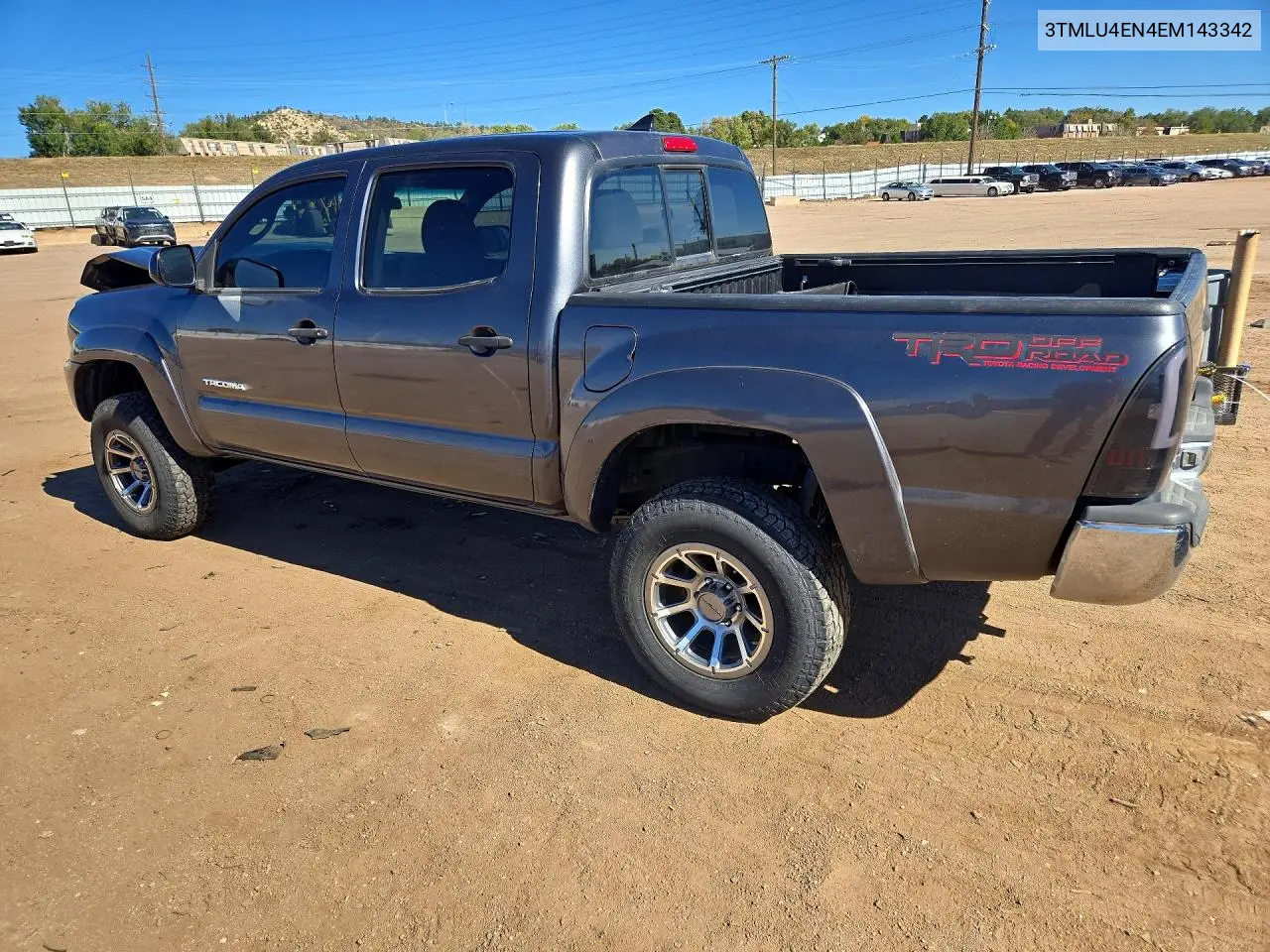 2014 TOYOTA TACOMA VIN 3TMLU4EN4EM143342 — фото 2