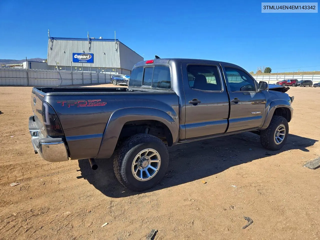 2014 TOYOTA TACOMA VIN 3TMLU4EN4EM143342 — фото 3