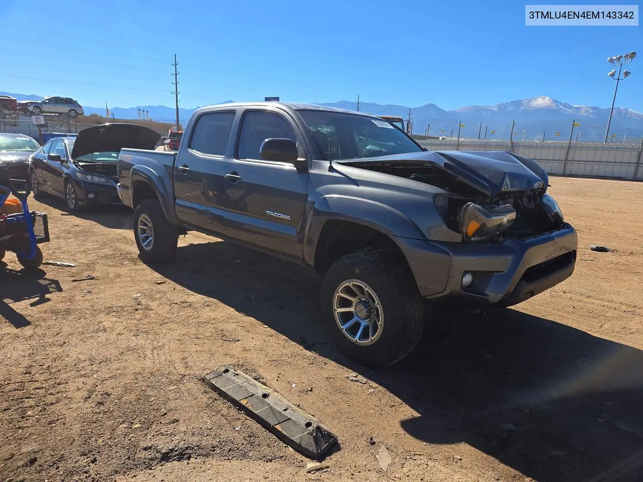 2014 TOYOTA TACOMA VIN 3TMLU4EN4EM143342 — фото 4