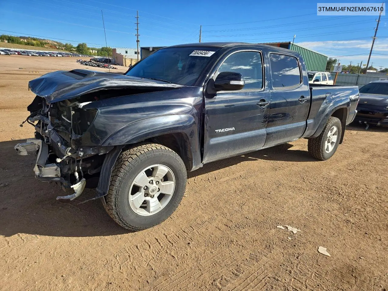 TOYOTA TACOMA 2014, VIN 3TMMU4FN2EM067610