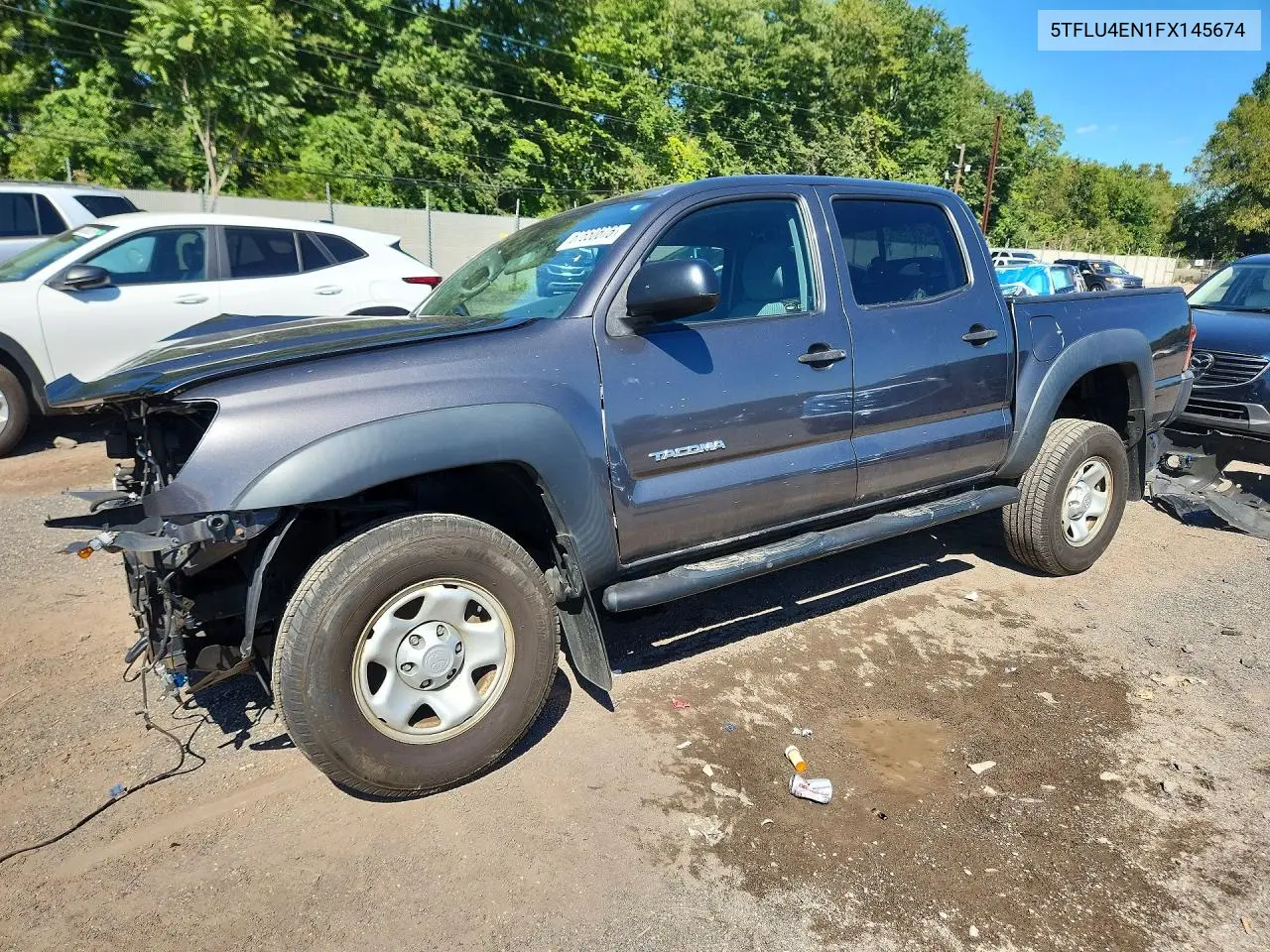 TOYOTA TACOMA 2015, VIN 5TFLU4EN1FX145674