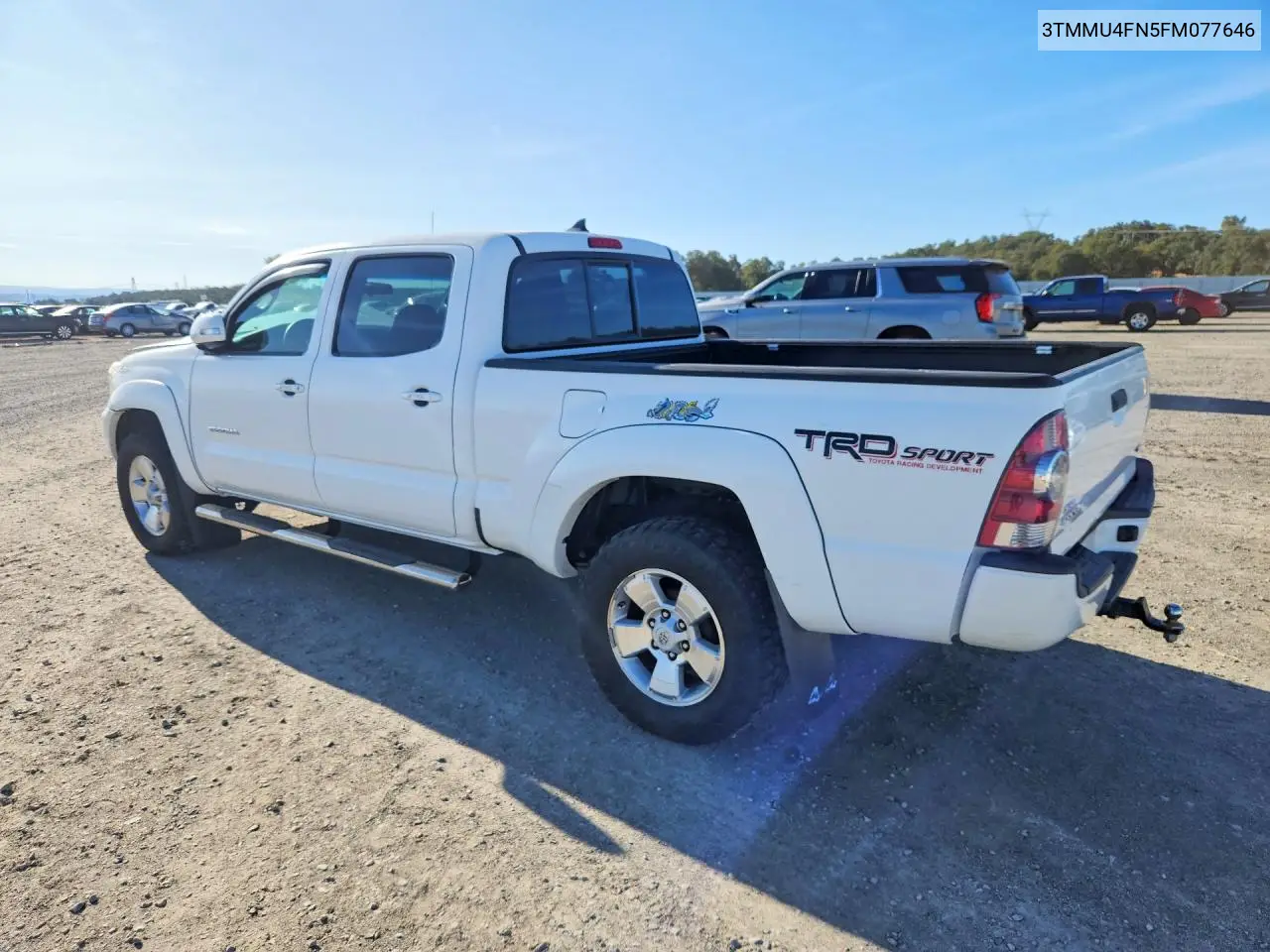 2015 TOYOTA TACOMA VIN 3TMMU4FN5FM077646 — фото 2