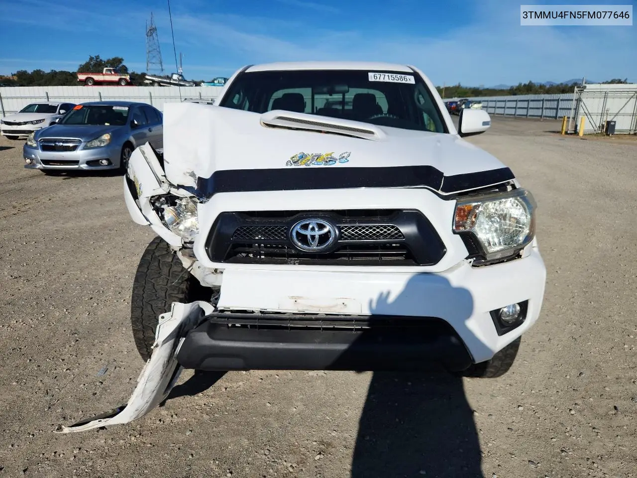 2015 TOYOTA TACOMA VIN 3TMMU4FN5FM077646 — фото 5