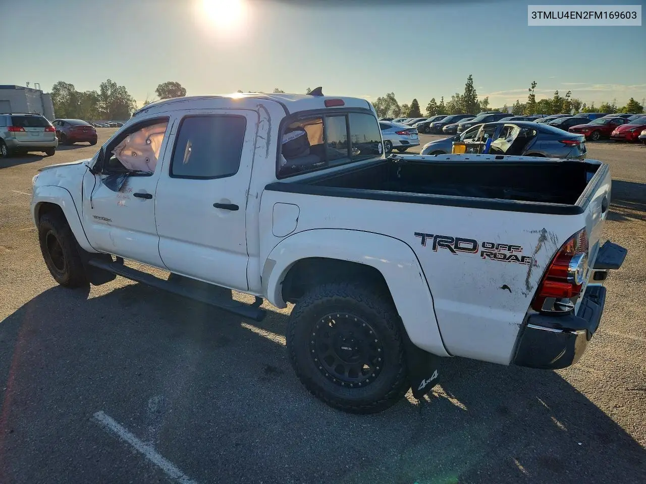 2015 TOYOTA TACOMA VIN 3TMLU4EN2FM169603 — фото 2