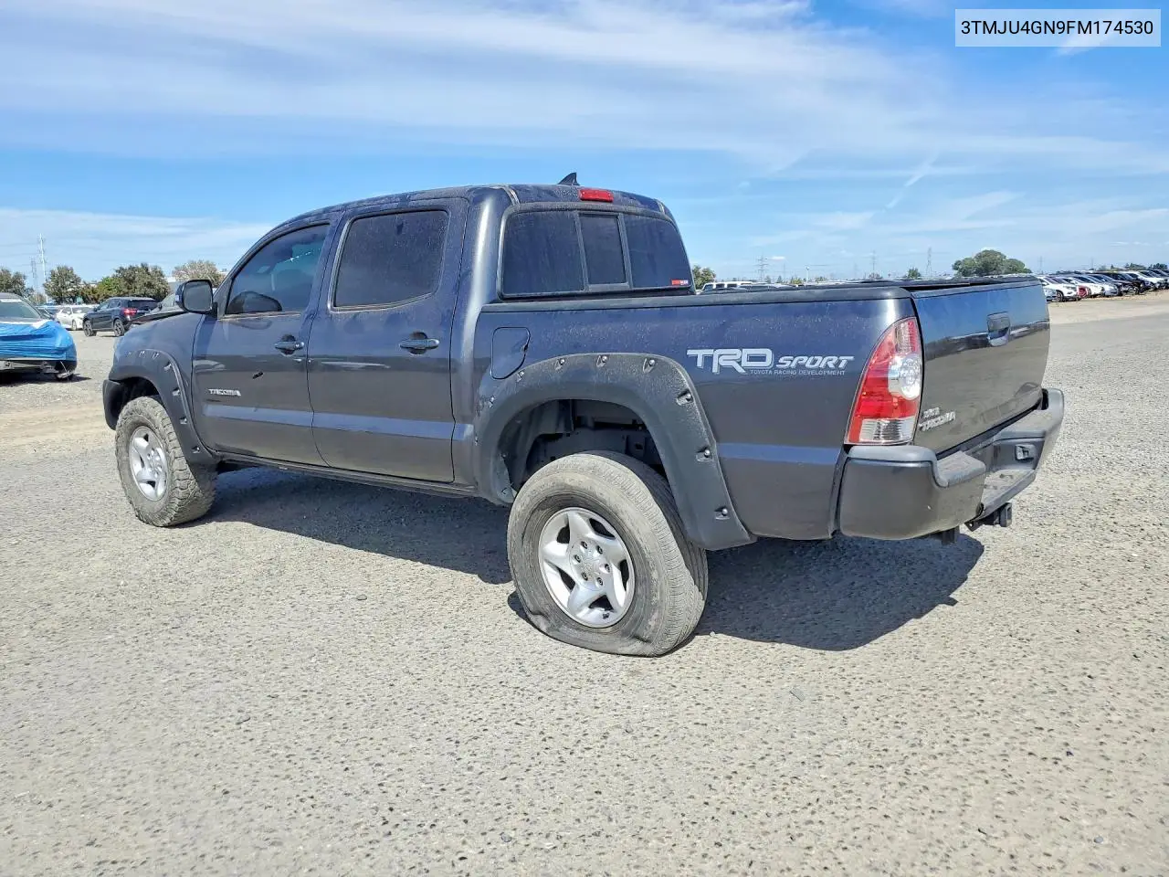 2015 TOYOTA TACOMA VIN 3TMJU4GN9FM174530 — фото 2