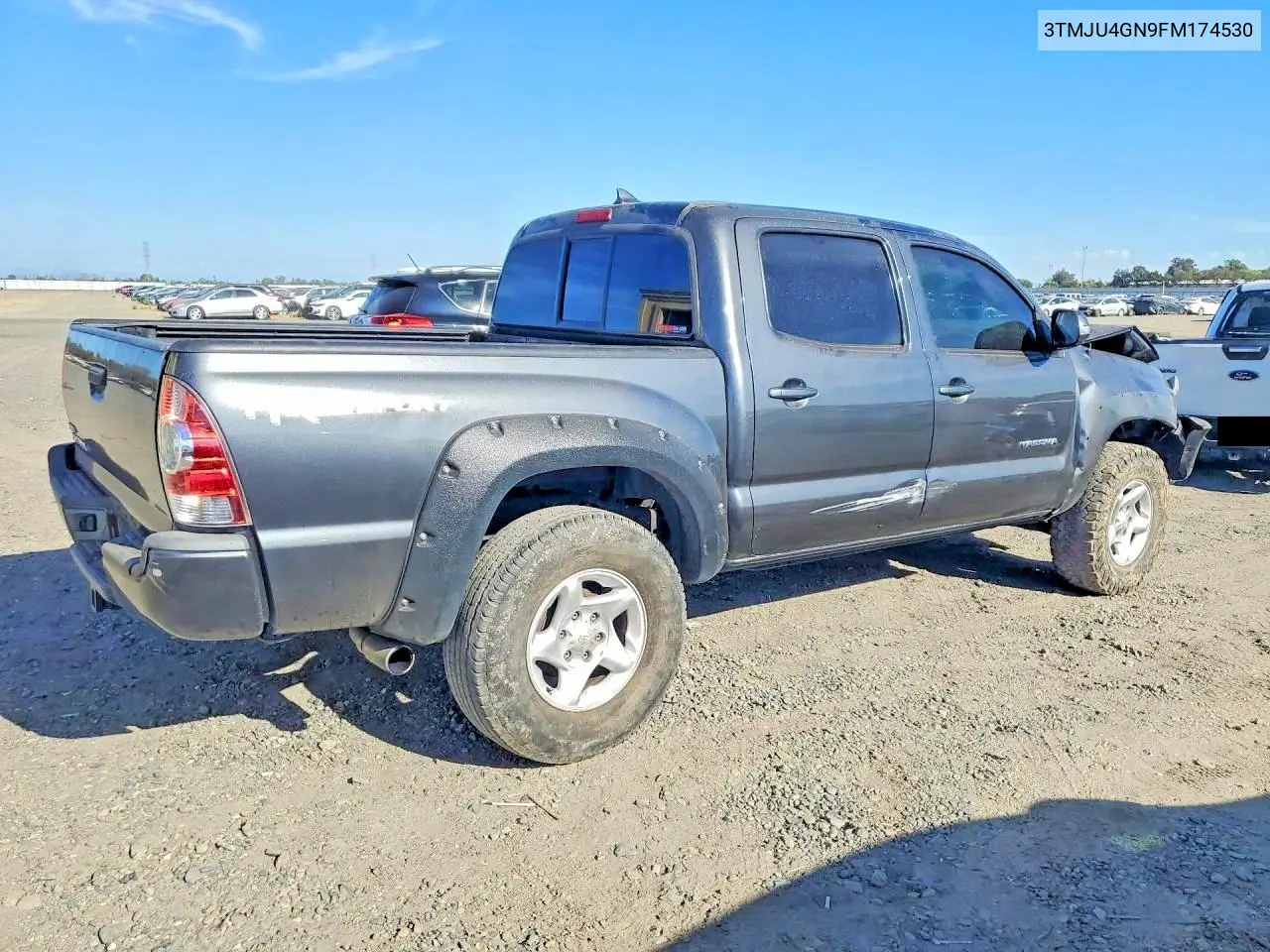 2015 TOYOTA TACOMA VIN 3TMJU4GN9FM174530 — фото 3