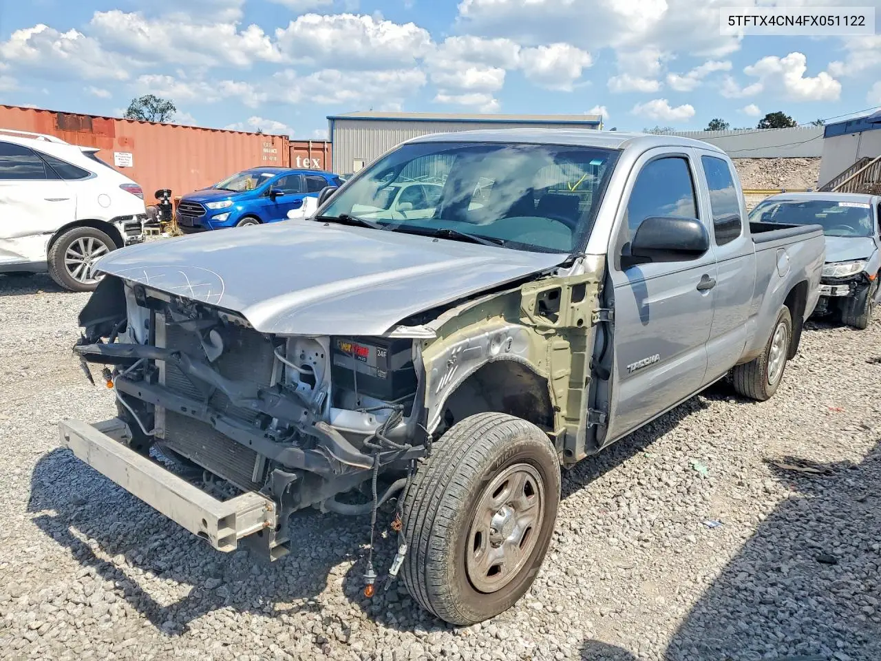 TOYOTA TACOMA 2015, VIN 5TFTX4CN4FX051122