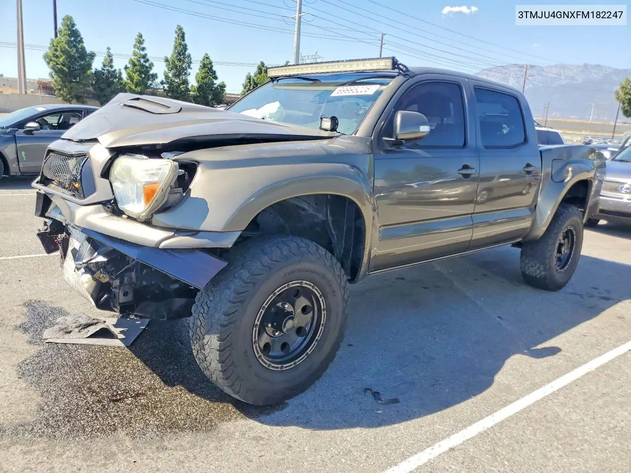 TOYOTA TACOMA 2015, VIN 3TMJU4GNXFM182247