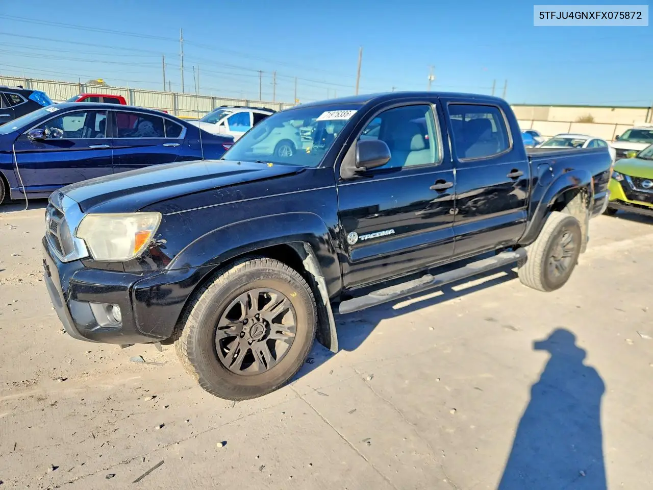 TOYOTA TACOMA 2015, VIN 5TFJU4GNXFX075872
