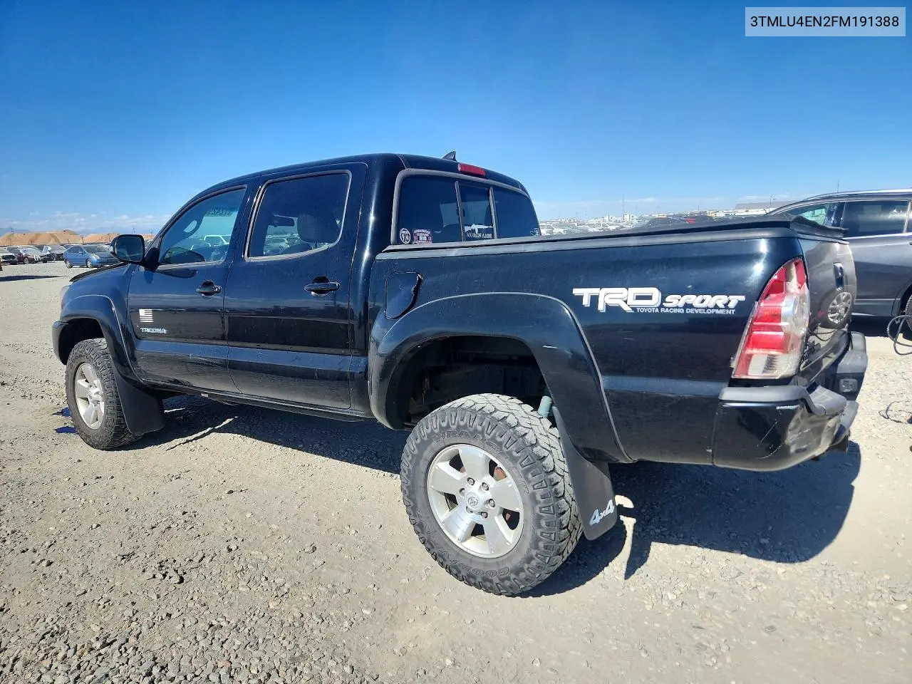 2015 TOYOTA TACOMA VIN 3TMLU4EN2FM191388 — фото 2