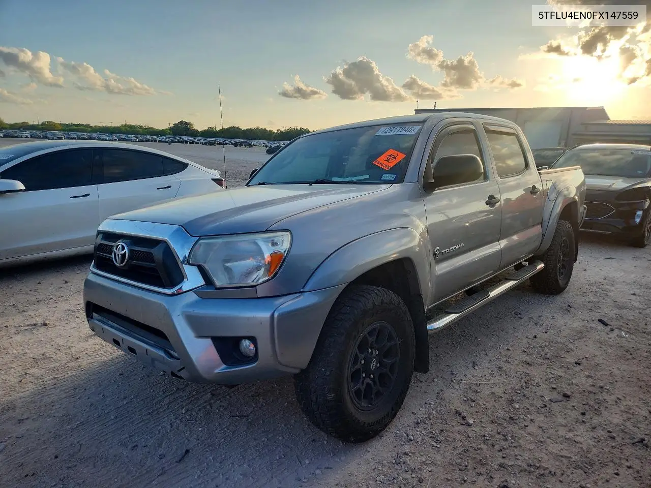 TOYOTA TACOMA 2015, VIN 5TFLU4EN0FX147559