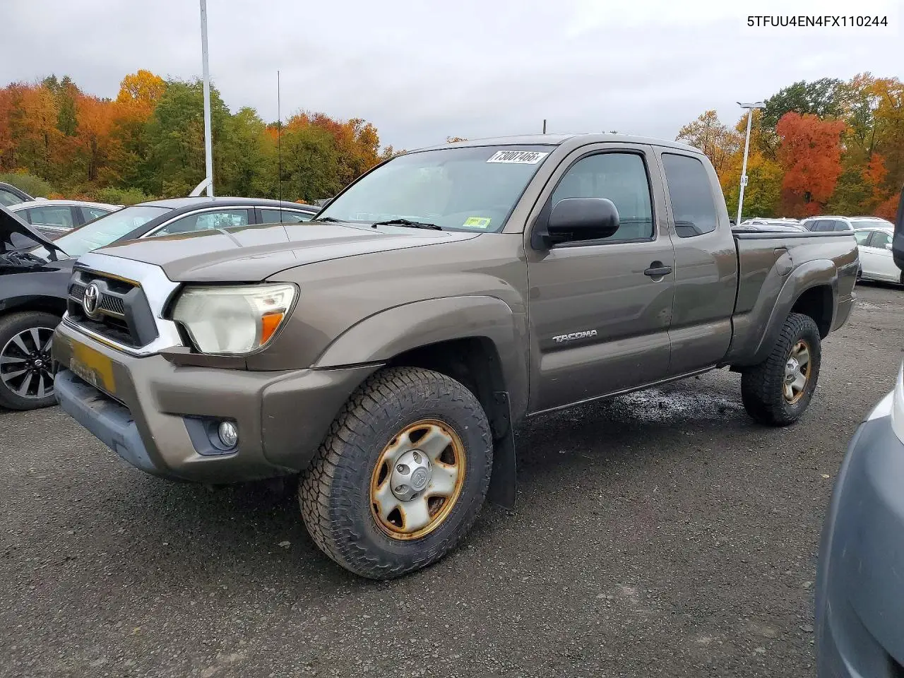 TOYOTA TACOMA 2015, VIN 5TFUU4EN4FX110244