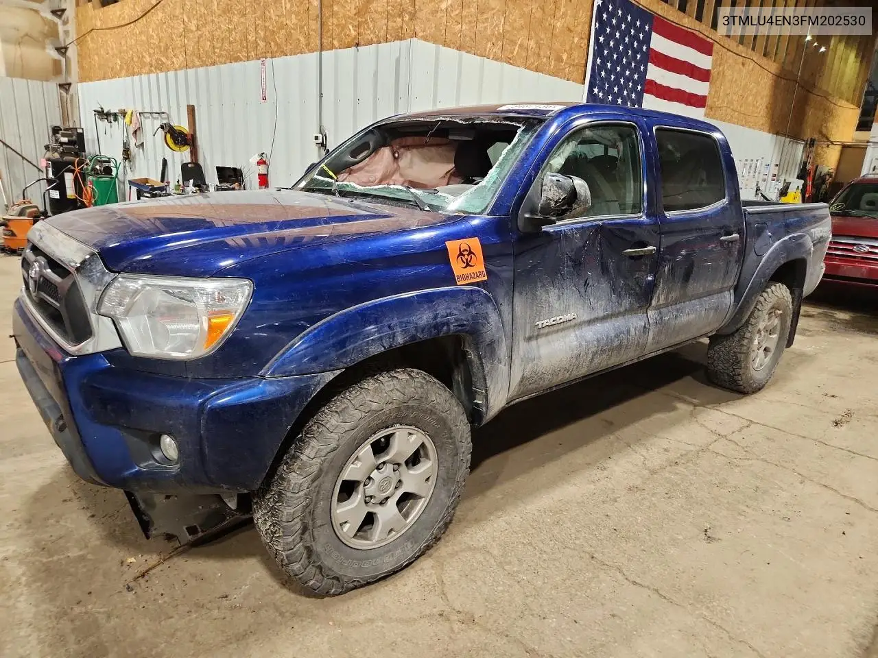 TOYOTA TACOMA 2015, VIN 3TMLU4EN3FM202530