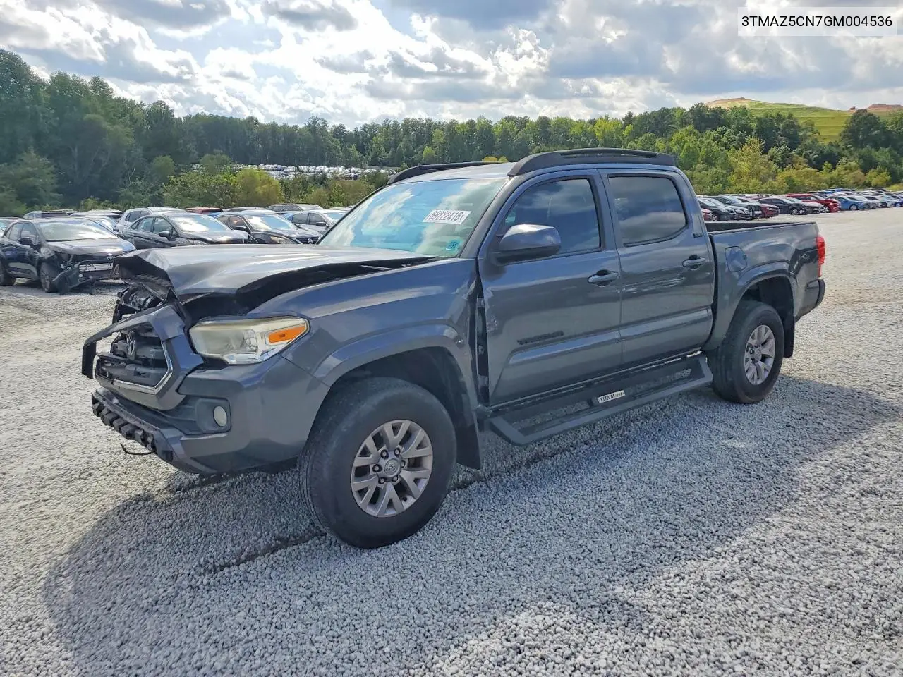TOYOTA TACOMA 2016, VIN 3TMAZ5CN7GM004536