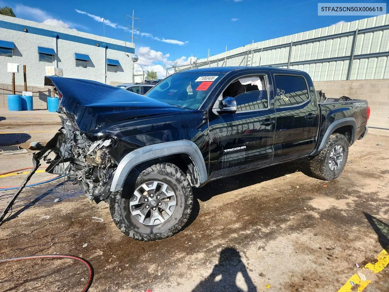 TOYOTA TACOMA 2016, VIN 5TFAZ5CN5GX006618