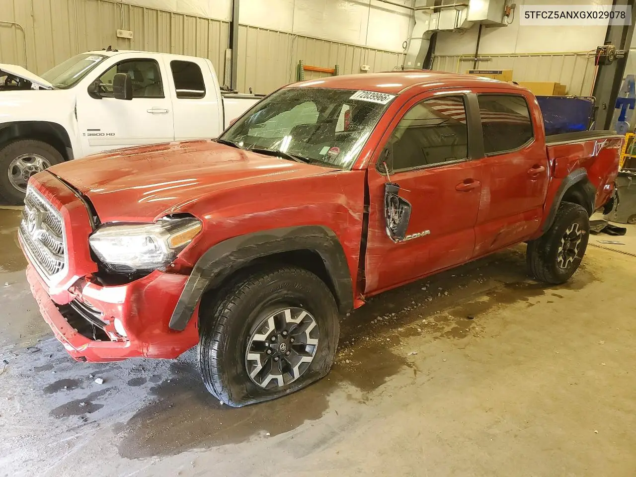 TOYOTA TACOMA 2016, VIN 5TFCZ5ANXGX029078