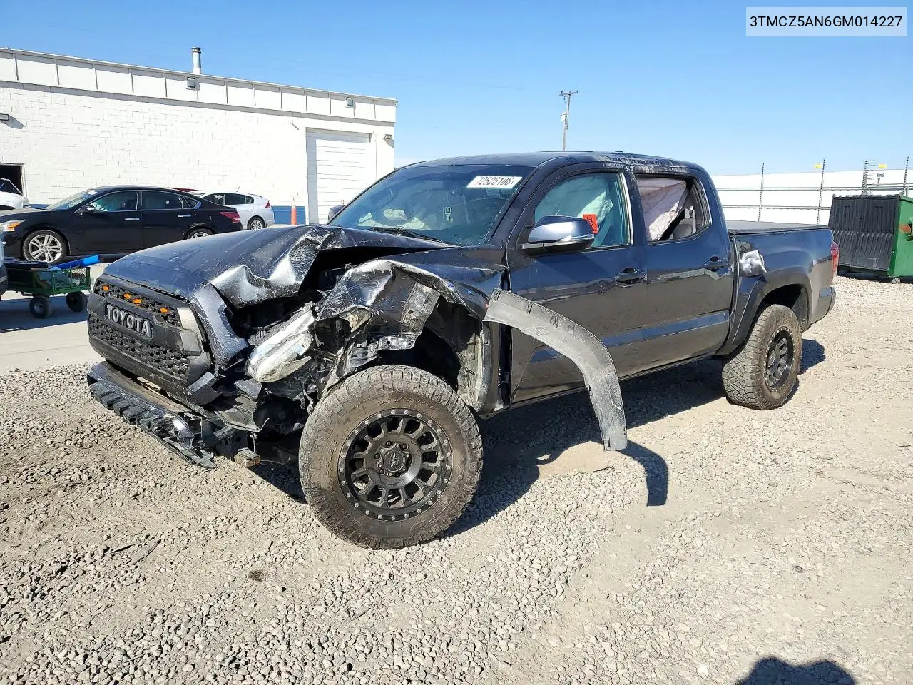 TOYOTA TACOMA 2016, VIN 3TMCZ5AN6GM014227