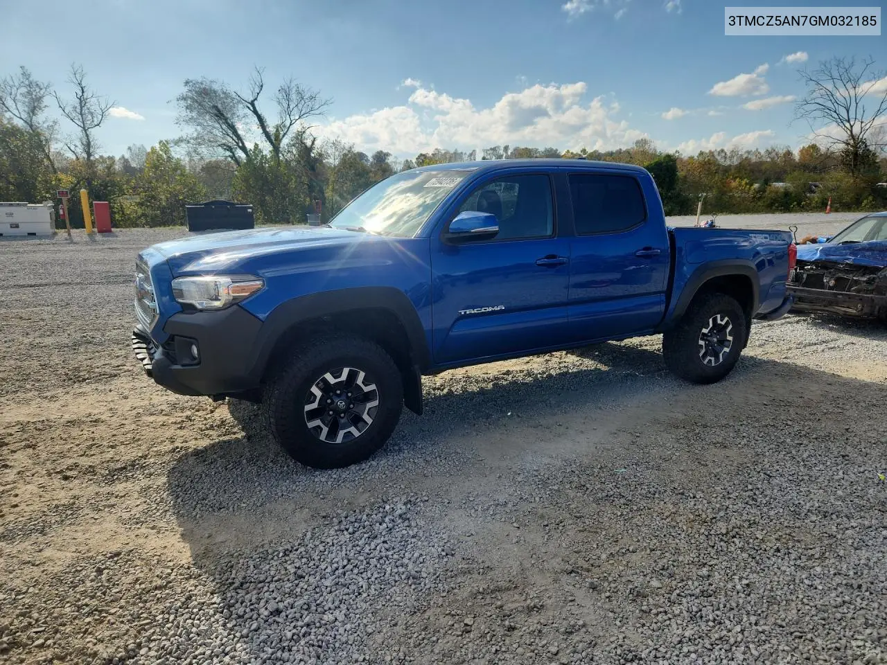 TOYOTA TACOMA 2016, VIN 3TMCZ5AN7GM032185