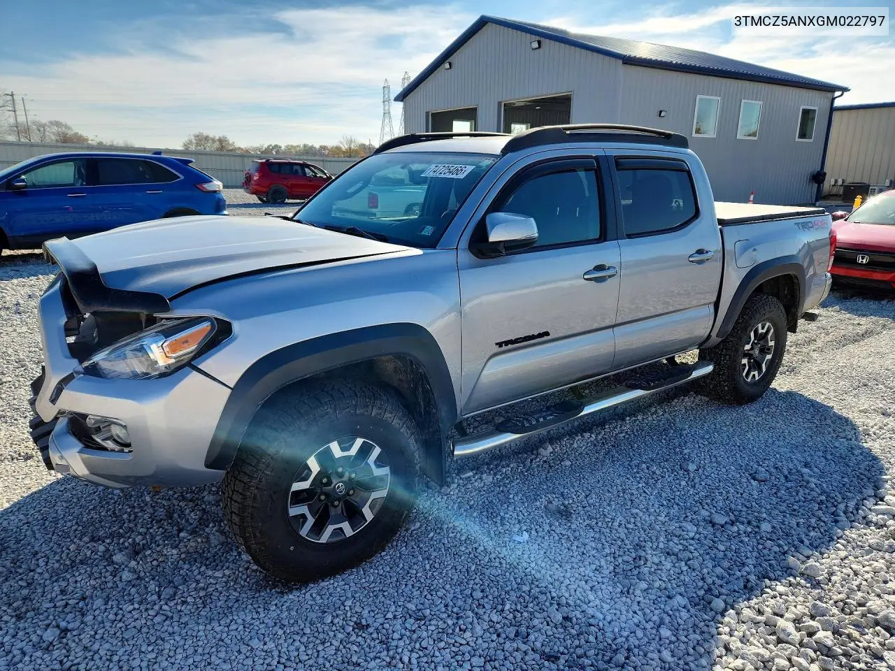TOYOTA TACOMA 2016, VIN 3TMCZ5ANXGM022797