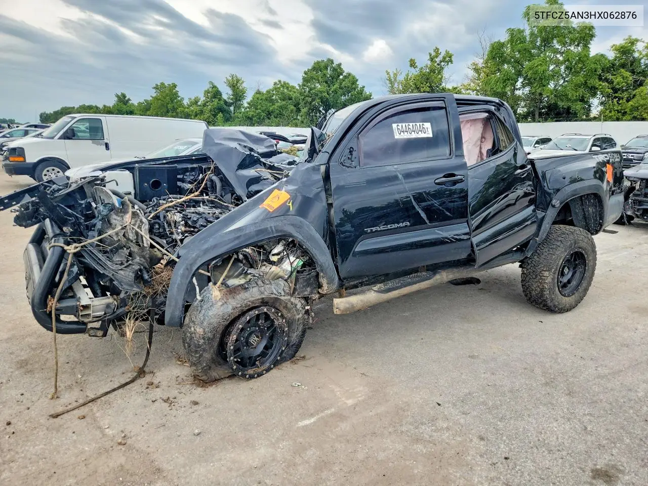 TOYOTA TACOMA 2017, VIN 5TFCZ5AN3HX062876