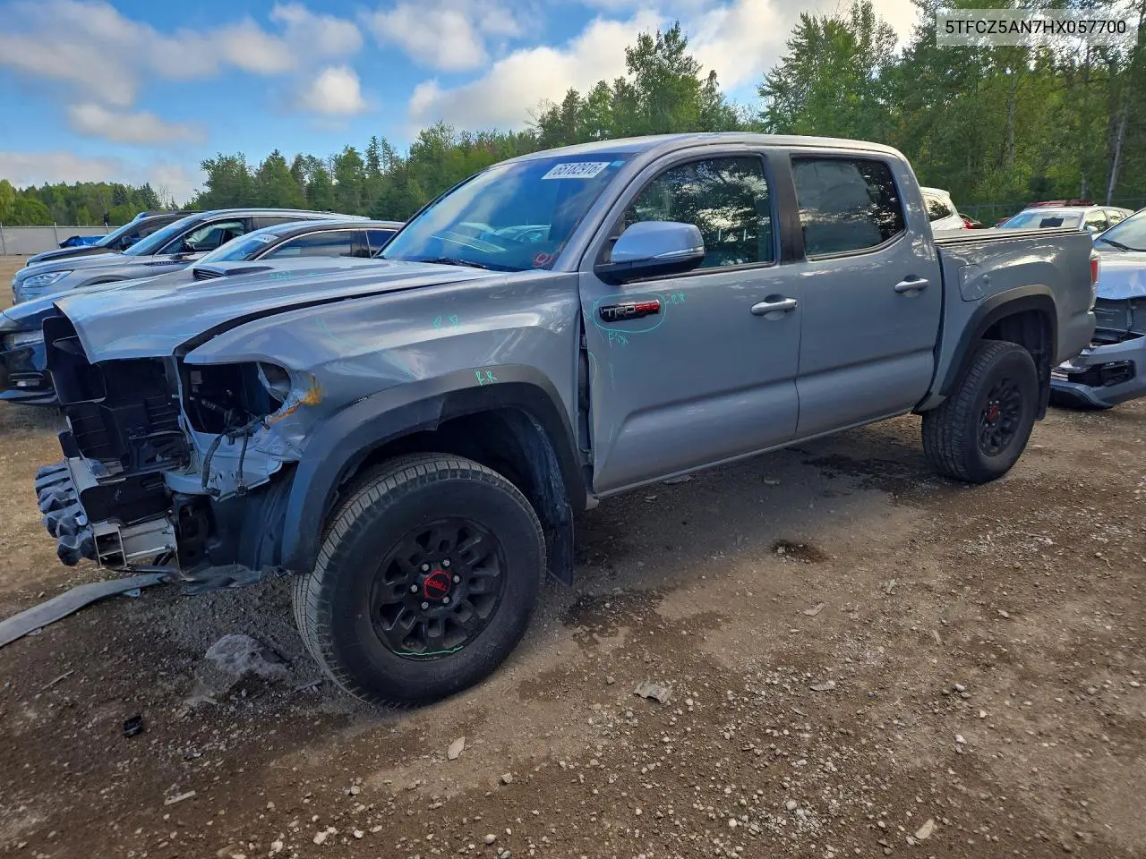 TOYOTA TACOMA 2017, VIN 5TFCZ5AN7HX057700