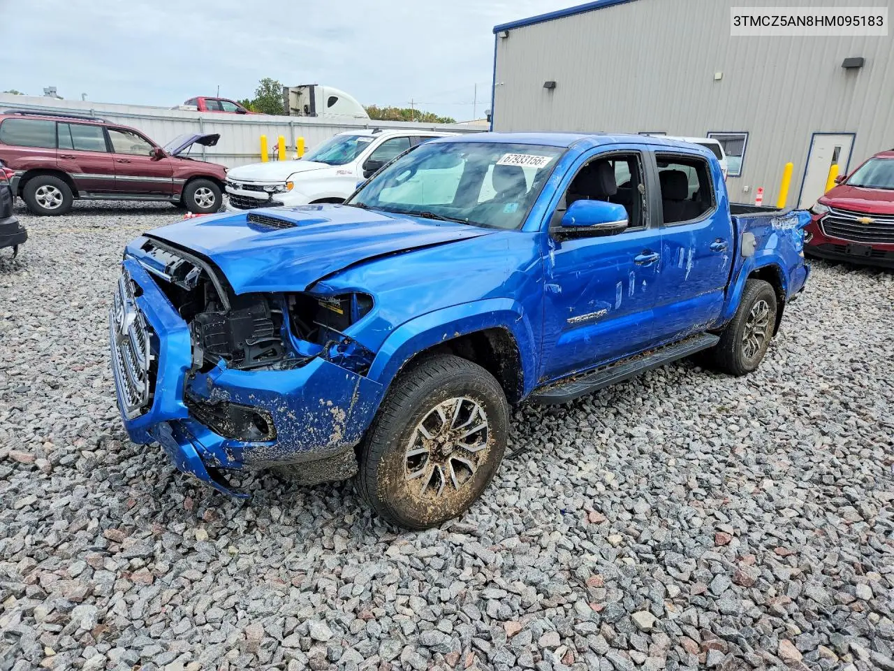 TOYOTA TACOMA 2017, VIN 3TMCZ5AN8HM095183