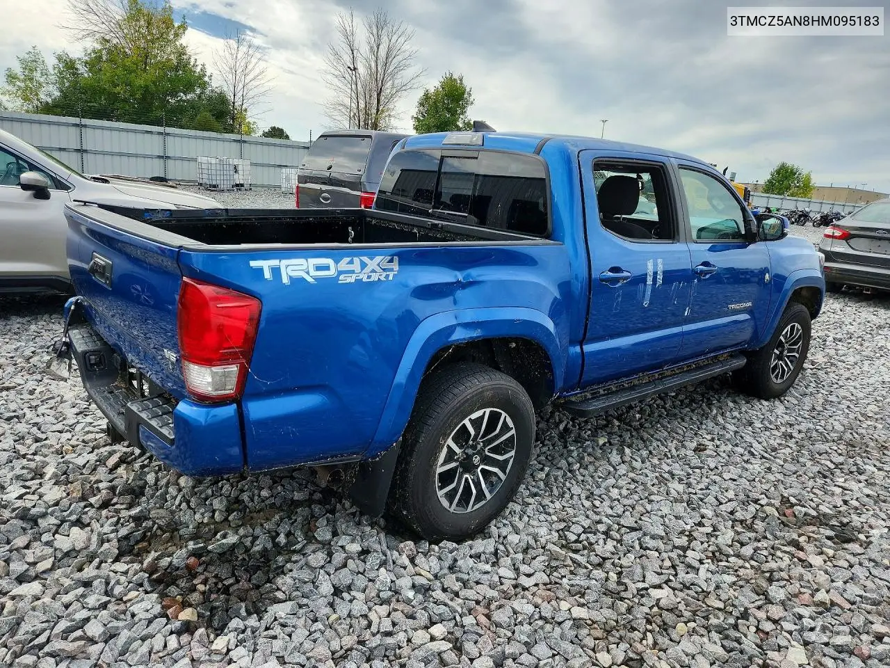 2017 TOYOTA TACOMA VIN 3TMCZ5AN8HM095183 — фото 3