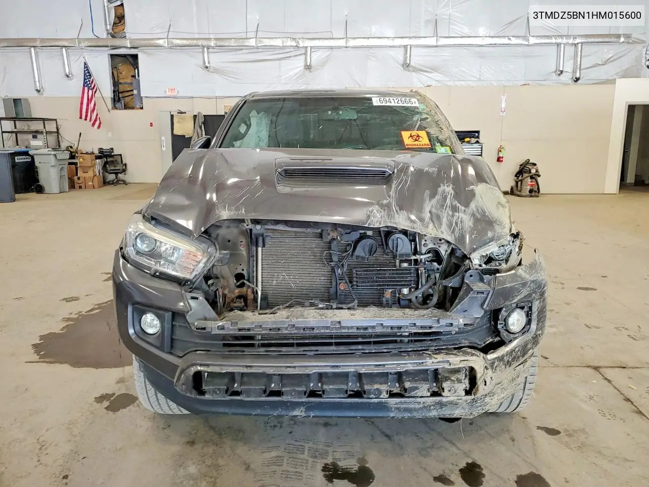 2017 TOYOTA TACOMA VIN 3TMDZ5BN1HM015600 — фото 5