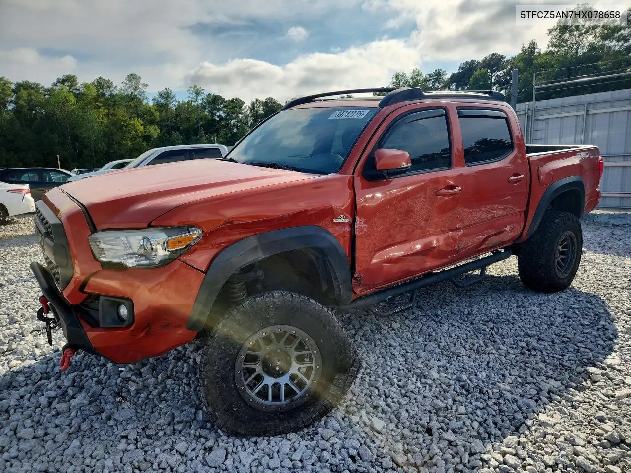TOYOTA TACOMA 2017, VIN 5TFCZ5AN7HX078658