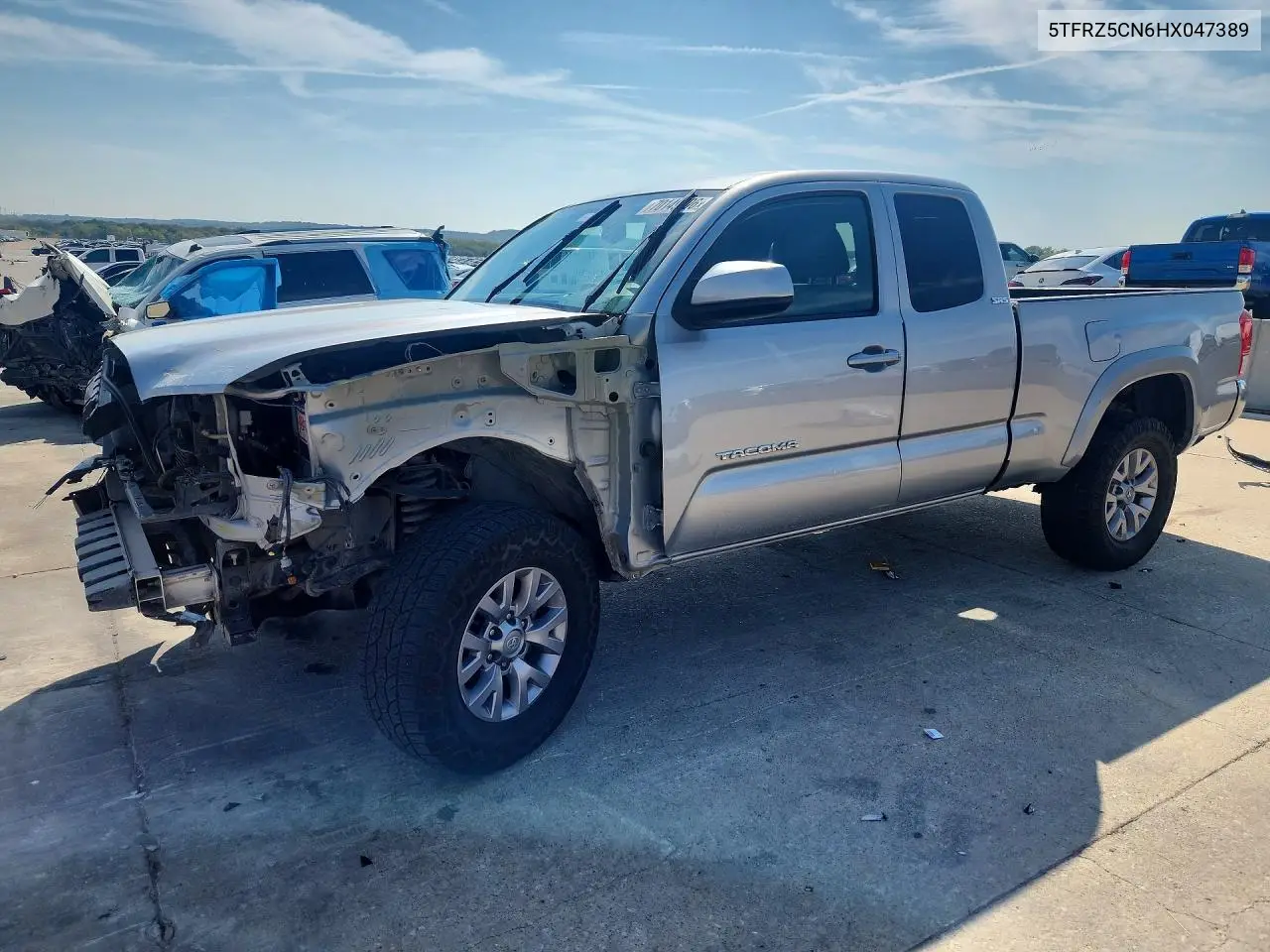 TOYOTA TACOMA 2017, VIN 5TFRZ5CN6HX047389
