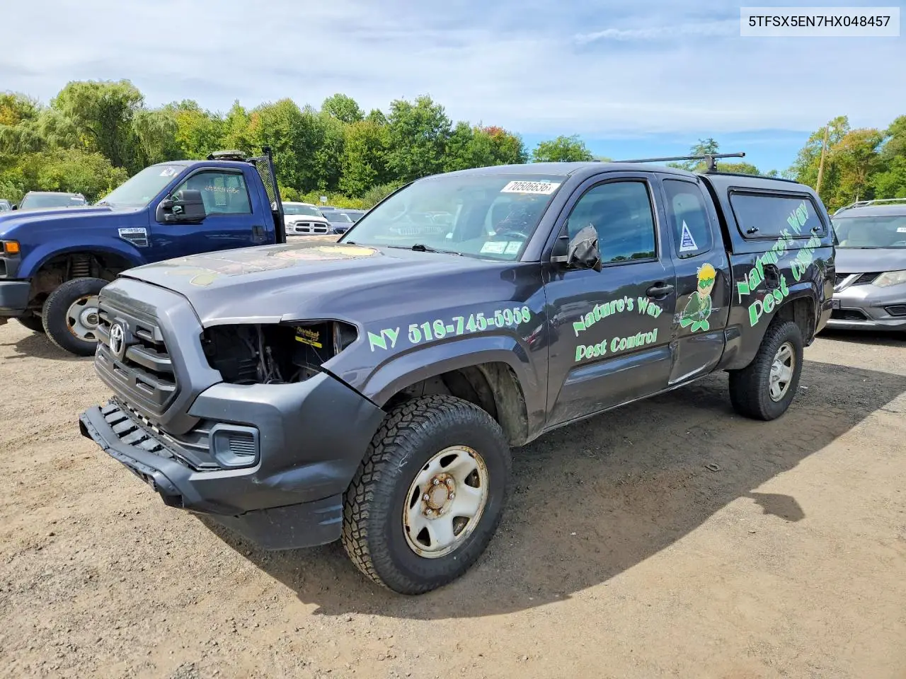 TOYOTA TACOMA 2017, VIN 5TFSX5EN7HX048457