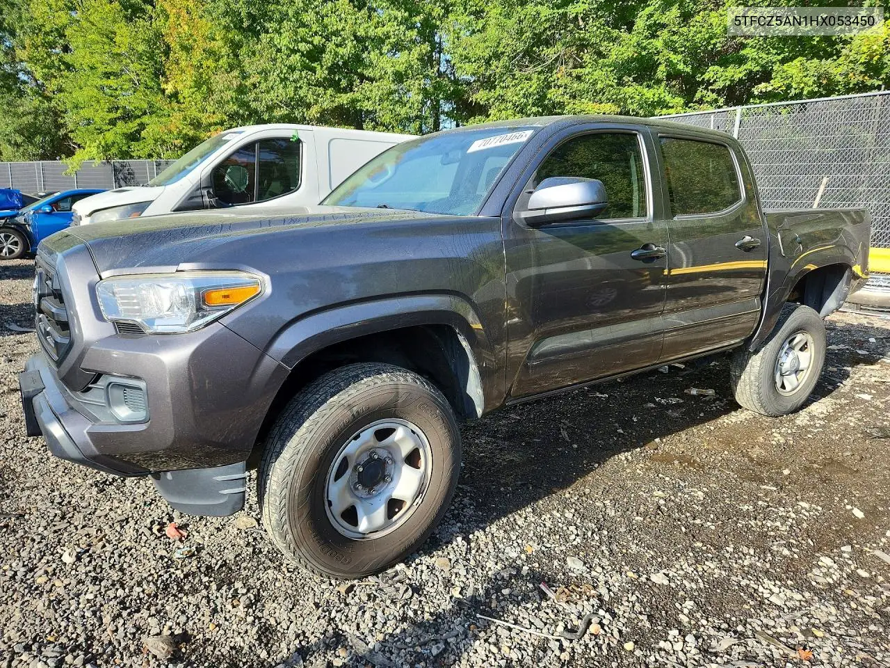 TOYOTA TACOMA 2017, VIN 5TFCZ5AN1HX053450