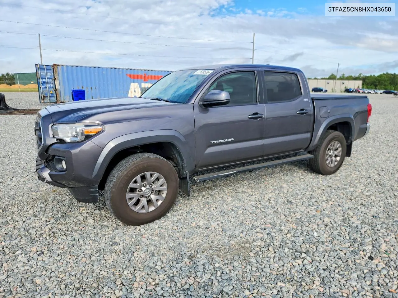 TOYOTA TACOMA 2017, VIN 5TFAZ5CN8HX043650