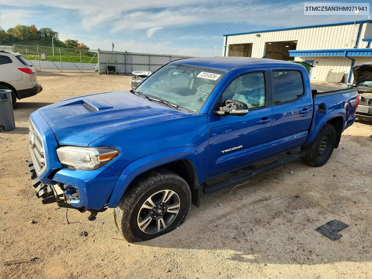 TOYOTA TACOMA 2017, VIN 3TMCZ5AN3HM071941