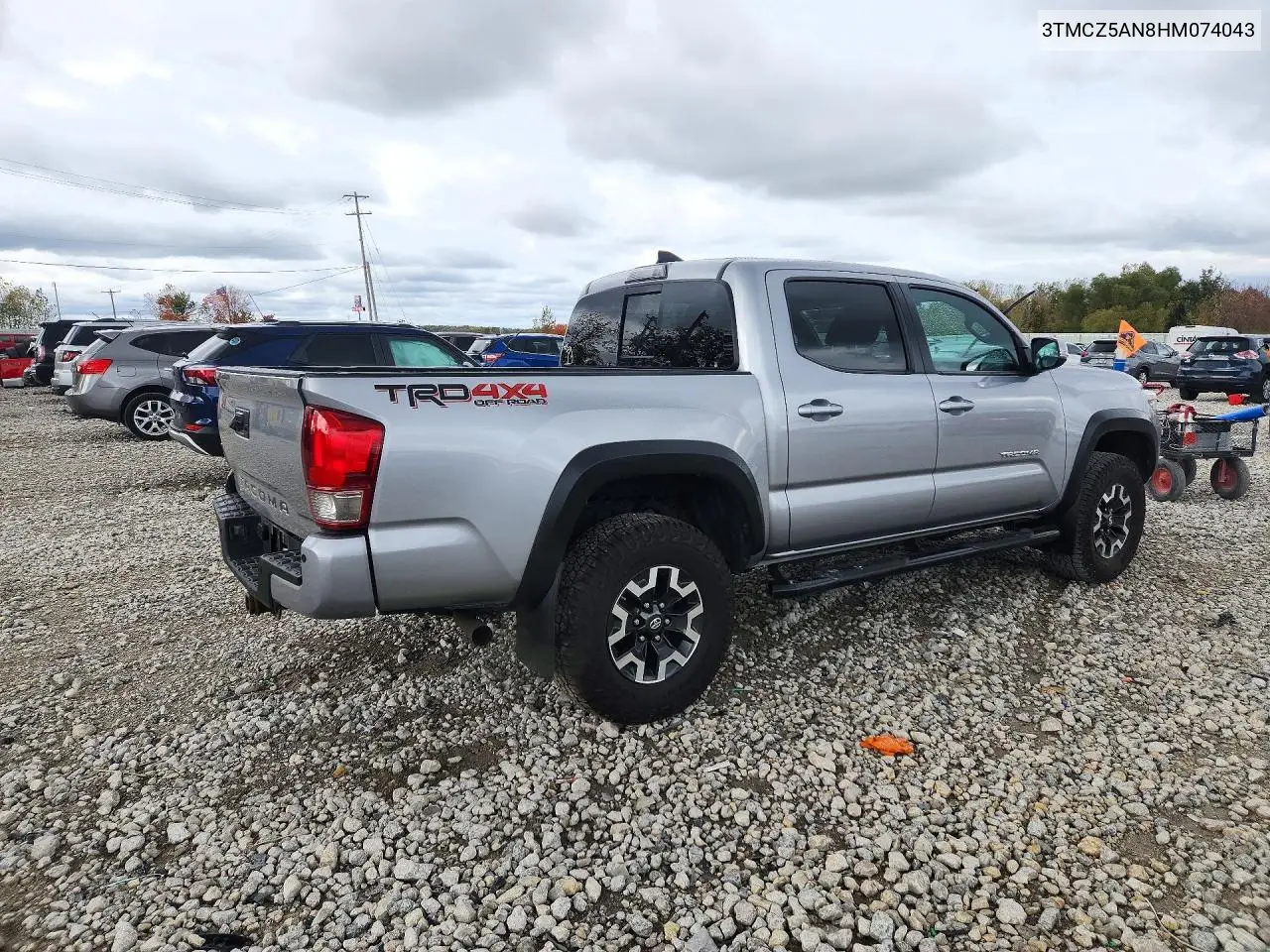 2017 TOYOTA TACOMA VIN 3TMCZ5AN8HM074043 — фото 3