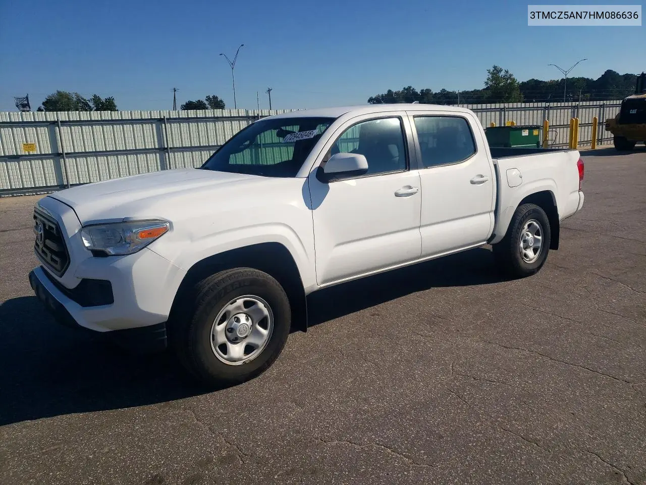 TOYOTA TACOMA 2017, VIN 3TMCZ5AN7HM086636