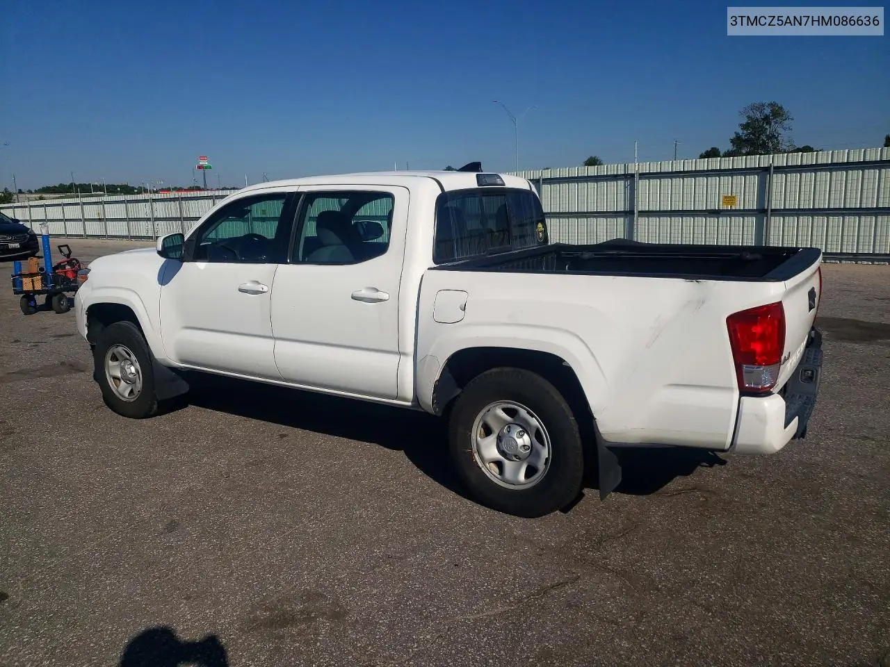 2017 TOYOTA TACOMA VIN 3TMCZ5AN7HM086636 — фото 2