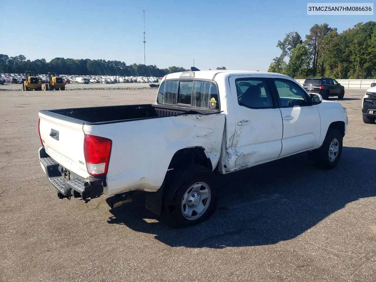 2017 TOYOTA TACOMA VIN 3TMCZ5AN7HM086636 — фото 3