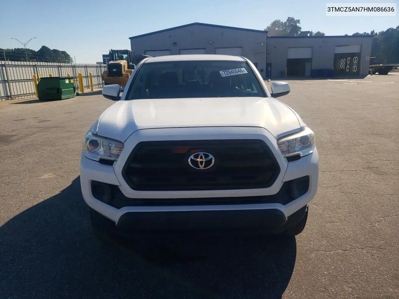 2017 TOYOTA TACOMA VIN 3TMCZ5AN7HM086636 — фото 5