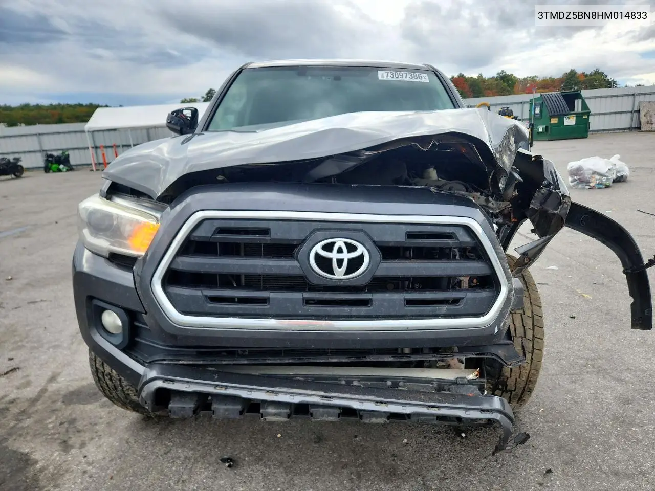 2017 TOYOTA TACOMA VIN 3TMDZ5BN8HM014833 — фото 3