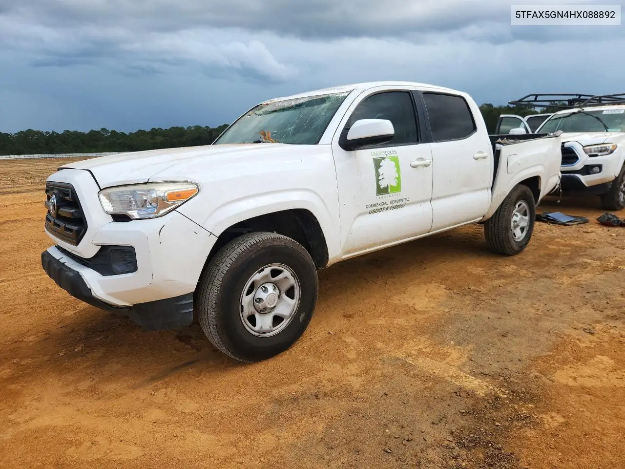TOYOTA TACOMA 2017, VIN 5TFAX5GN4HX088892